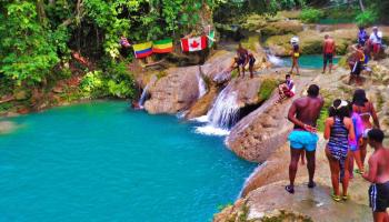 Blue hole jamaica.